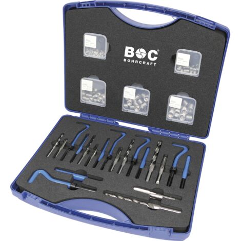 BOHRCRAFT 41091101200 Hand-threaded drill set HSSG DIN352 metric left hand thread M12, M 12