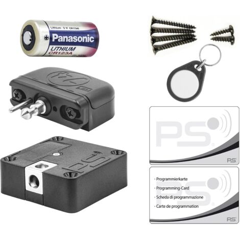 Solo Elektronikschloss Set 125 kHz - RFID, automatisch schließend, 1 Stück (1/5)