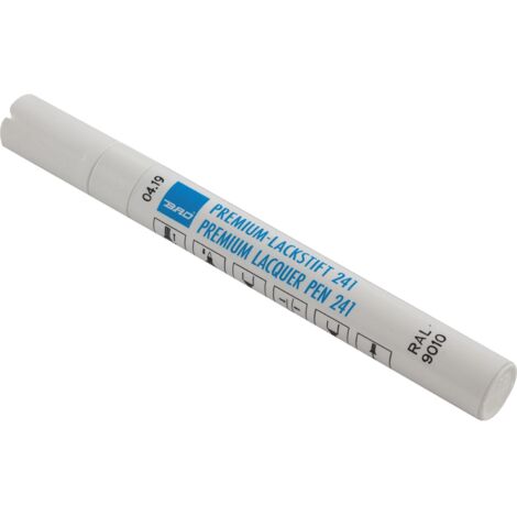 Bao Non-Stop Premium Lackstift 241 - Lack Retuschierstift für Holz, Kunststoff- und Metalloberflächen, anthrazit RAL 7016 - 12 Stück