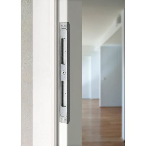 Solido Schließblech 4-Fach verstellbar zum Einfräsen Polyram/Aluminiumbedampft silber
