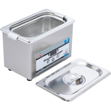 BGS Ultraschallreinigungsgerät - Ultraschallreiniger mit 42kHz, entfernt Verschmutzungen, Beschlägen, Kohlenstoff und Rost - ideal zur Werkzeug und Schmuck Reinigung - 700ml, 240V