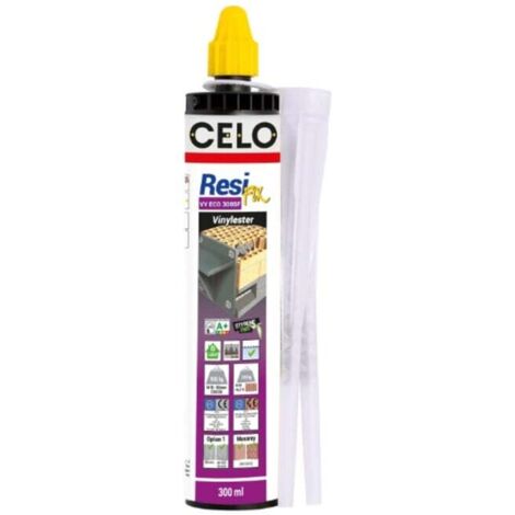 Celo Injektionsmörtel ResiFIX VY Eco 300SF - Verbundmörtel für Beton und Mauerwerk, 300ml