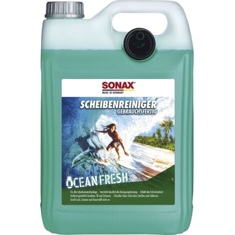 Sonax Scheibenreiniger Ocean Fresh 5L - Gebrauchsfertiger Scheibenreiniger Sommer für Scheiben und Scheinwerfer