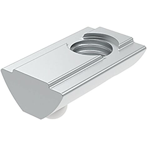 Fath Nutensteine M8 lang einschwenkbar passend zu Item Profil 40x40 Nut 8 - Nutenstein mit Federkugel und Führungssteg, Stahl verzinkt - 10 Stück (1/4)