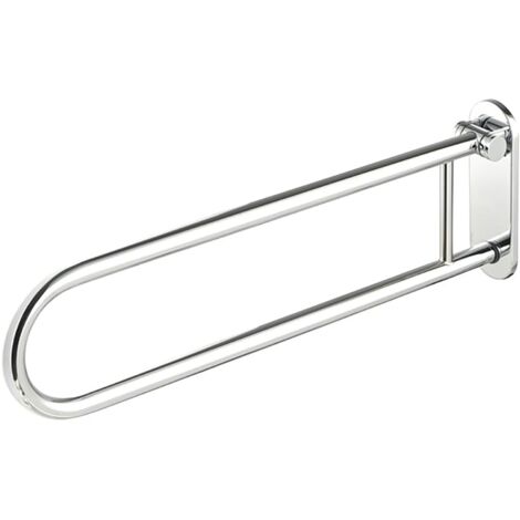 Geesa WC Haltegriff Comfort & Safety - Toilettengriff klappbar 700mm zum Schrauben, verchromt