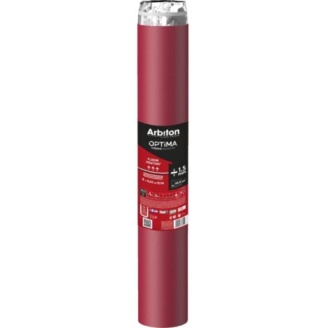 Arbiton Dämmunterlage Optima Thermo Aquastop - 10 m2, 1,5mm, Trittschalldämmung 18 dB, Brandschutz Efl-s1