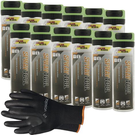6x MARKIERUNGSSPRAY MARKIERUNG MARKIERSPRAY PINK L200 INKLUSIVE MARKIERSTANGE