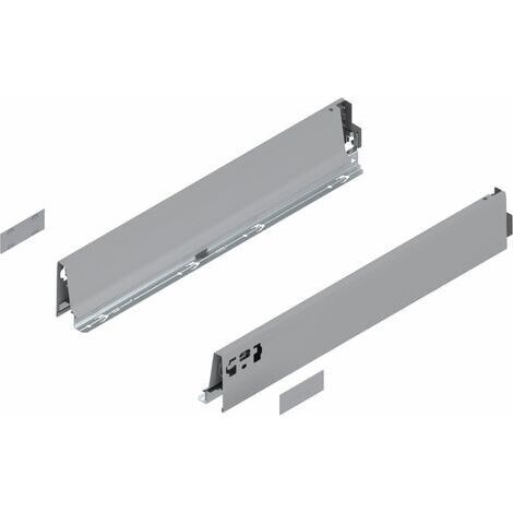 Blum Tandembox antaro M Schubladenschienen-Set 1 Paar, 65kg 450mm Vollauszug Blumotion, grau