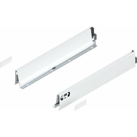 Blum Tandembox antaro M Schubladenschienen-Set 1 Paar, 65kg 550mm Vollauszug Blumotion, seidenweiß