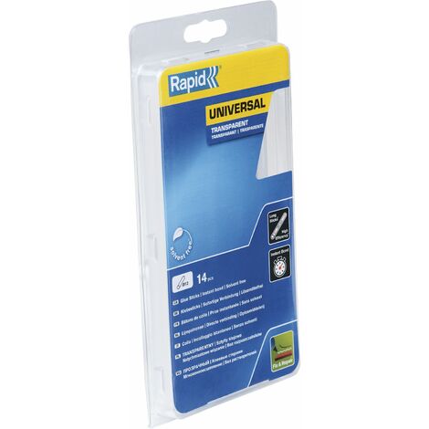 Rapid Isaberg Klebesticks universal, transparent a250g.