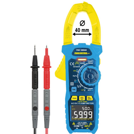 PANCONTROL Zangenamperemeter AC/DC True RMS PAN 1000 AD (1/5)