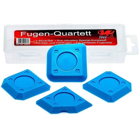 IRION Fugenspachtelset für Dichtstoffe verschiedene Formen 4-teilig (1/5)