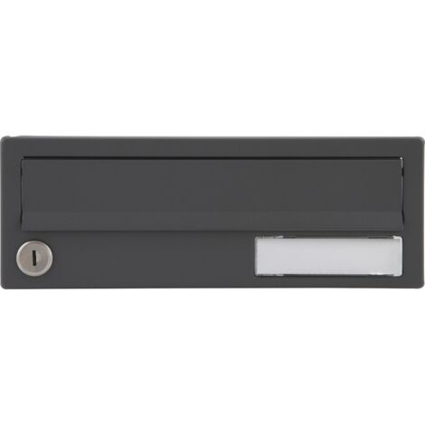 RENZ Ersatztüre für Hausbrieffachanlage 300 x 110 mm, basaltgrau RAL7012