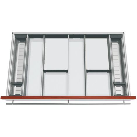 Blum Orga-Besteckeinsatz Facheinteilungs-Set KB 900mm, NL 500mm, grau