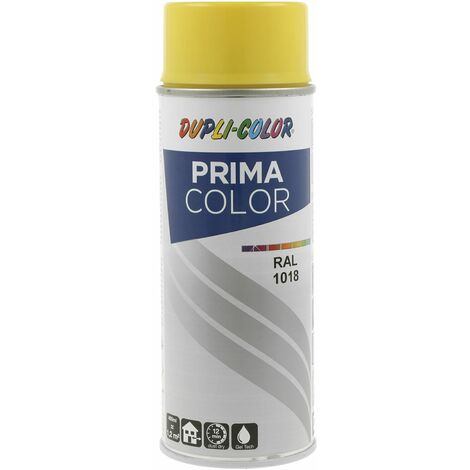 Dupli Color Prima Lackspray, Sprühlack 400ml, zinkgelb glänzend RAL 1018