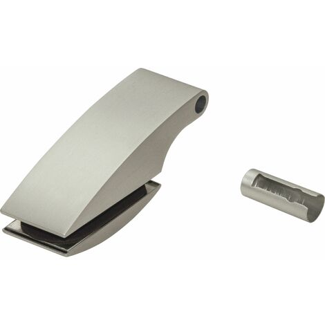 DORMA Türband Flügelteil Studio Arcos Glas 8 mm, Alu Edelstahl-Effekt (24.230) Glastürbeschlag - Zubehör dormakaba (1/3)