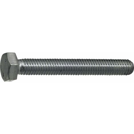 Sechskantschrauben DIN933 ohne Schaft Metallschrauben ø M10x18 mm verzinkt