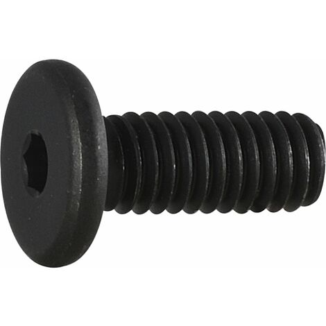 Zylinderschrauben mit extrem niedrigem Kopf M8x16, Stahl schwarz verzinkt 10.9 - 100 Stück (1/4)