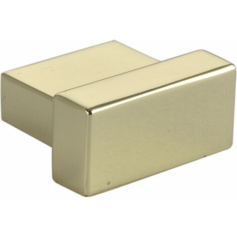 Knopf Möbelknopf Möbelgriff Fisolo B 29mm T 24mm ZN vermessingt poliert