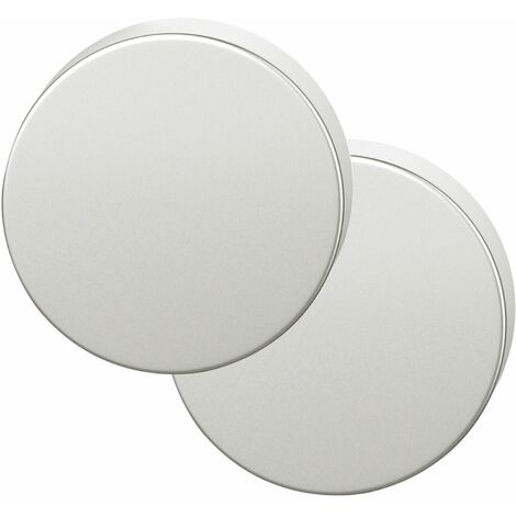 FSB Rosette Blindabdeckung rund Feuerschutz 12173500000 - Lochung Blind, Aluminium silber eloxiert - 1 Paar