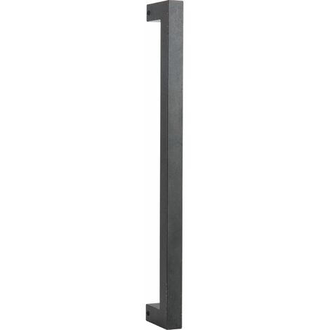 HALCÖ Stoßgriff HT, 20 x 20 x 370 mm, Schwarzstahl geölt