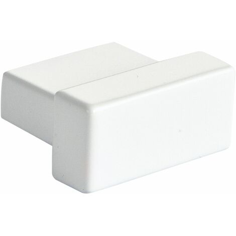 Knopf Möbelknopf Möbelgriff Fisolo B 29mm T 24mm ZN weiß glänzend