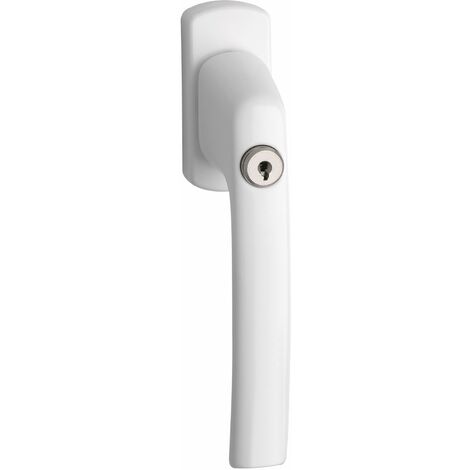 MACO Fenstergriff HARMONY - Sperrzylinder, VK 7x43 mm, Alu weiß
