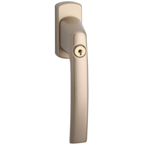 MACO Fenstergriff HARMONY - Sperrzylinder, VK 7x35 mm, Alu bronze eloxiert