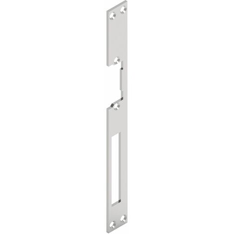 Schließblech zu O&C Türöffner, lang, 250 x 25 x 3 mm, Edelstahl