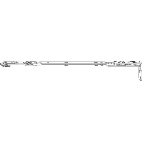 MACO DK-Scherenarm POWER 13V Holz FT24 FFB 801-1300 mm silber rechts (217474) (1/2)