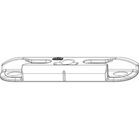 MACO Schließteil iS Design 12L Eurofalz 24mm 13V silber