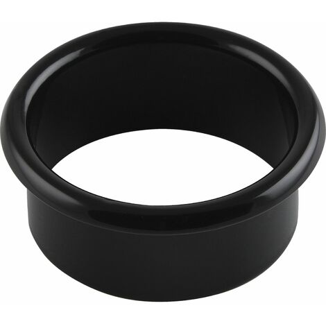Kabeldurchführung Kabeldurchlass rund Kabeldoseø 35mm Messing schwarz RAL 9005
