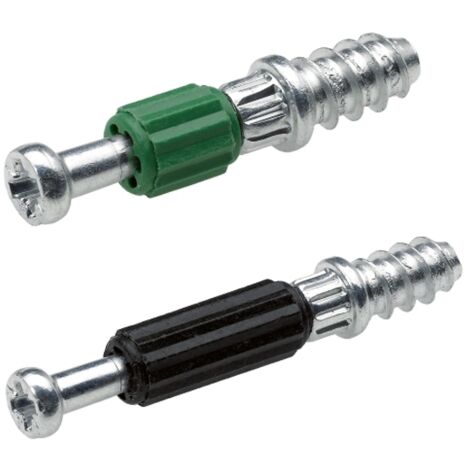 HETTICH RASTEX 15 Twister Einschraubdübel Direktgewinde, Korpus 16mm,Spannmaß 30