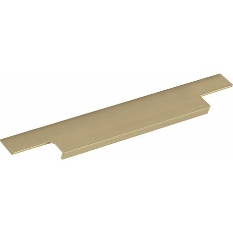 Furnipart Griffleiste Trim 645mm - Griff flach zum Einnuten, Aluminium natur eloxiert