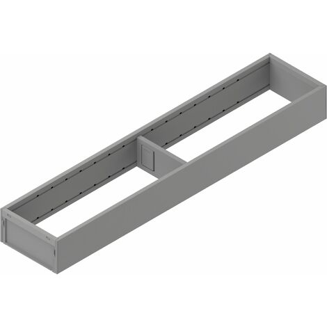 BLUM AMBIA-LINE Schubkastenrahmen schmal 100mm, NL500mm, Stahl indiumgrau matt