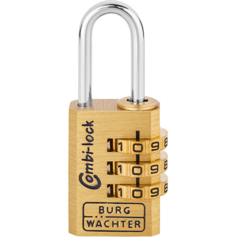 BURG-WÄCHTER Zahlenvorhangschloss 80 Combi Lock, verstellbar, Breite 20 mm