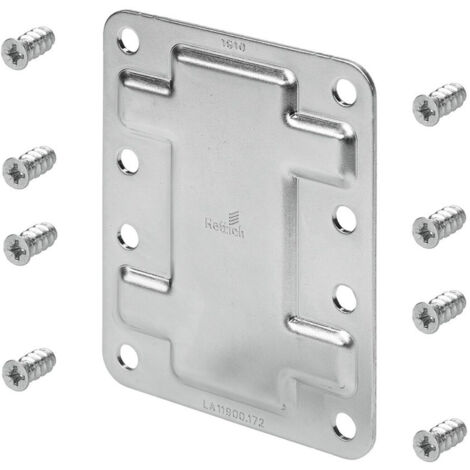 Hettich Schiebet.Verbindungs Lasche, TopLine 9277156 Stahl, verzinkt (1/3)