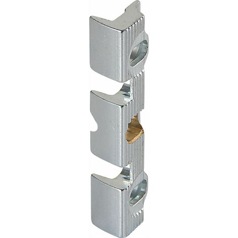 Aufschraubstück Serie 128, 44,5 x 12 x 8,5 mm, Stahl verzinkt