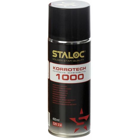STALOC Schmiermittel Korrotech 1000 öl- und fettfrei Gleitschmierstoff Feinschmiermittel 400 ml (1/2)
