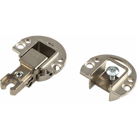 KIMANA SKIN Klappenband, 3-teilig, Zamak vernickelt
