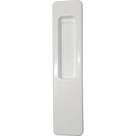 HAUTAU ATRIUM HS Griffmuschel außen, Aluminium weiß RAL 9016