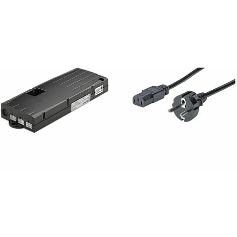 Hettich LegaDrive Elektronik-Erweiterungsmodul für Tischsysteme mit mehr als 3 Hubsäulen, Kunststoff schwarz (1/2)
