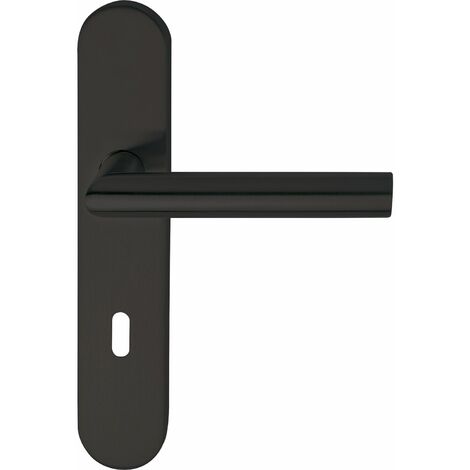 MARCHESI Drückergarnitur GEHRUNG, BB 90, Edelstahl schwarz matt ÖNORM