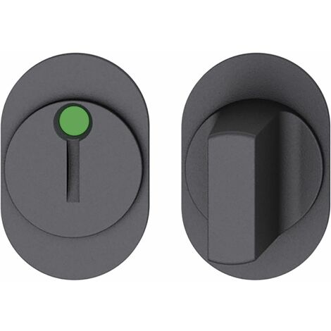 FSB Kleberosette 15 1721 WC, Türstärke 49-58 mm, Aluminium schwarz matt