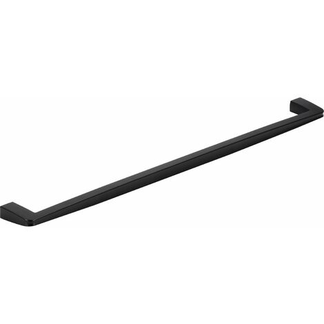 Siro Griff Bias LA 320mm - schwarzer Möbelgriff - Griff für Möbel Breite 332mm, Zinkdruckgusss schwarz matt (1/5)