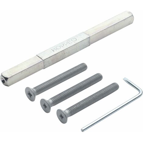 HOPPE Befestigungsset zu Drückergarnituren, Türstärke 112 - 117 mm ÖNORM