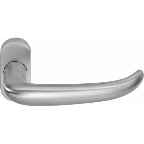 OGRO Drückerlochteil PREMIUM 8999/6621 - mit Rosette, Edelstahl matt