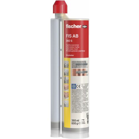 FISCHER FIS AB 360 S Injektionsmörtel 360ml mit Bewertung für Beton und Mauer