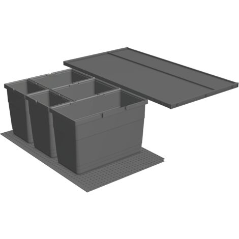 NINKA eins2vier Set KB 900/Seitenwand 18 - 19 mm SERVO-DRIVE uno Dunkelgrau