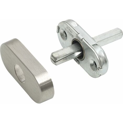 RVS gepolijst Vierkante toiletgarnituur 38x38x5mm stift 8mm kopen